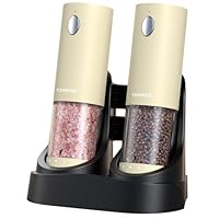 Amazon.co.jp: TOMEEM 電動ミル 電動ペッパーミル【充電ベース付き